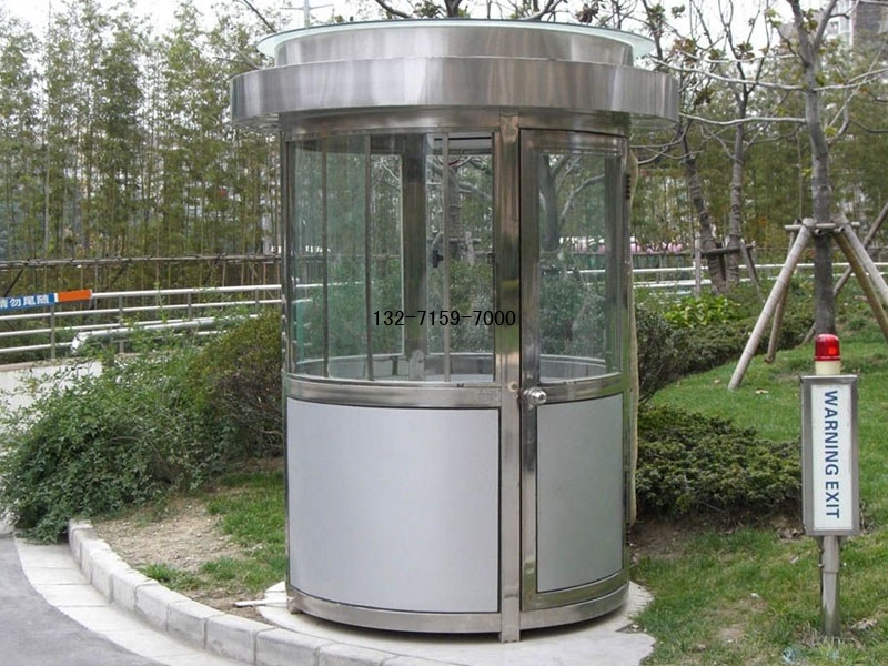 同创圆形玻璃岗亭的材质