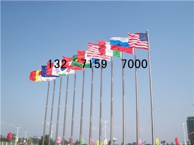 河南不锈钢电动旗杆