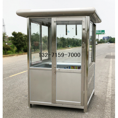 郑州不锈钢岗亭的常规尺寸：1200*1500*2400MM图4