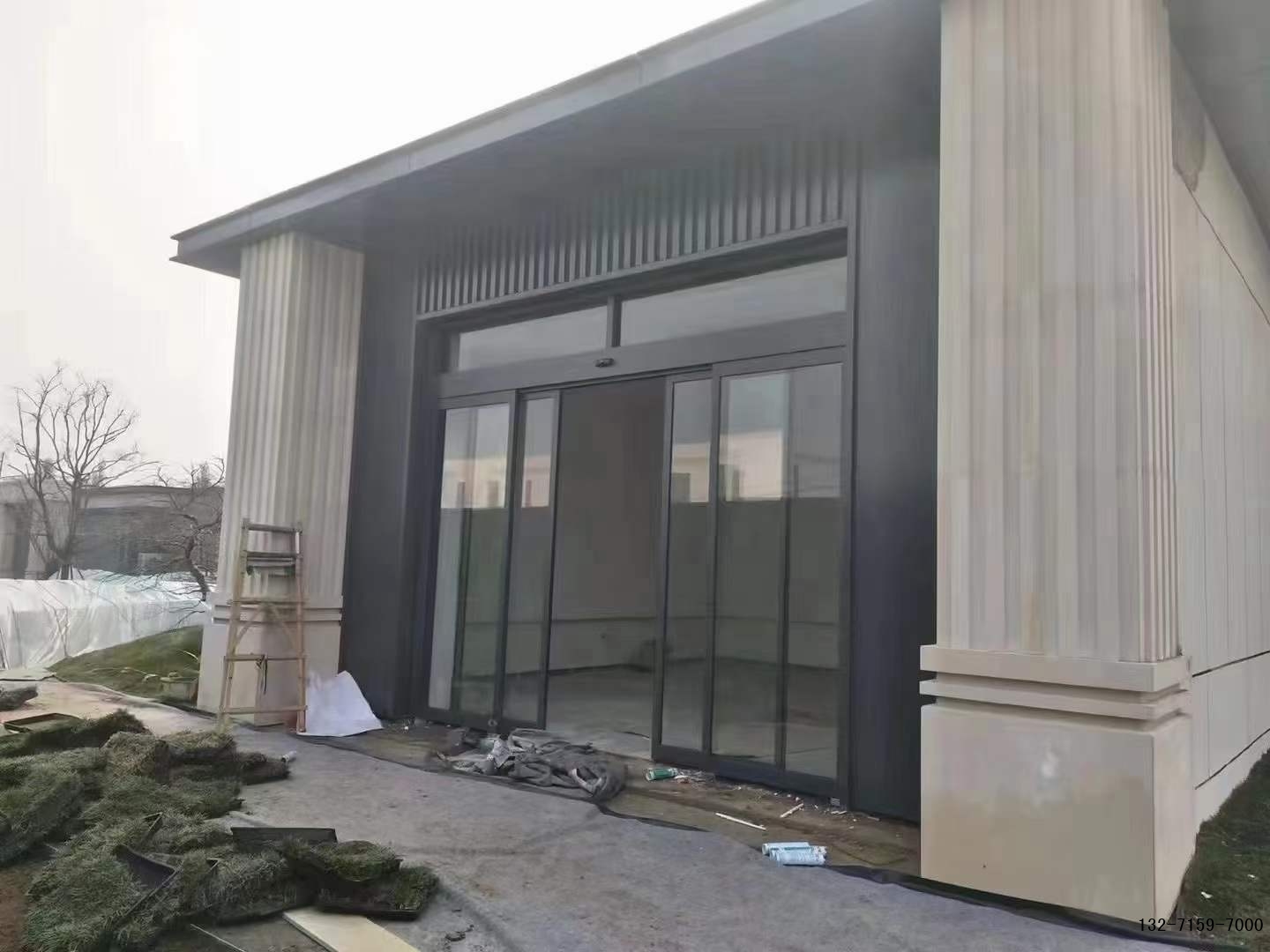 黑灰自动感应门