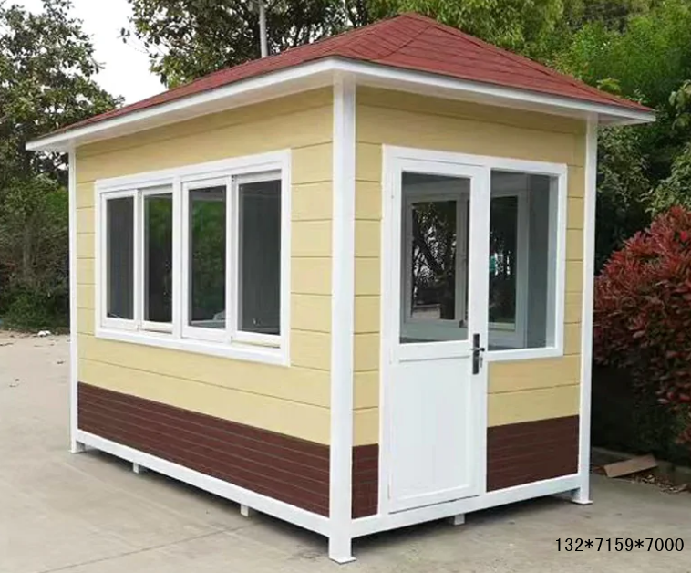 金属雕花板岗亭