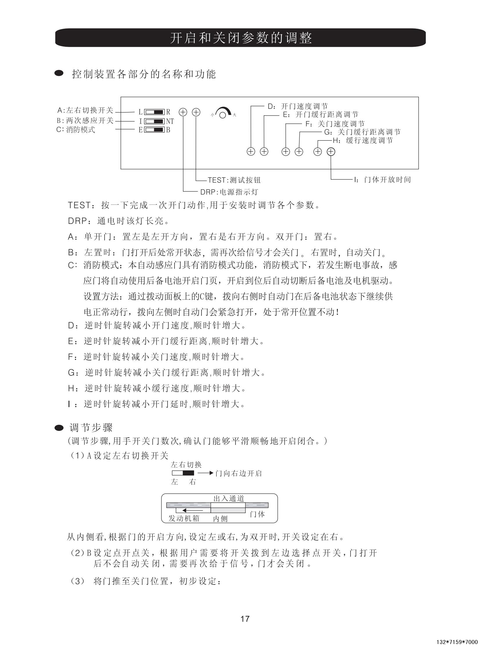 180自动感应门电机安装