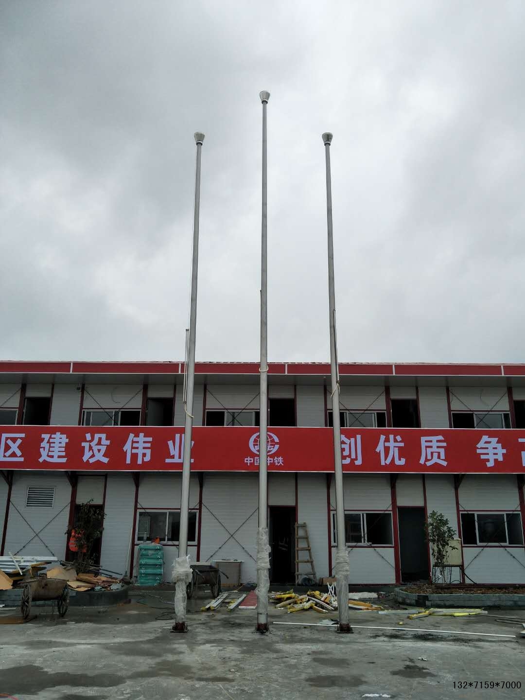 项目部不锈钢旗杆