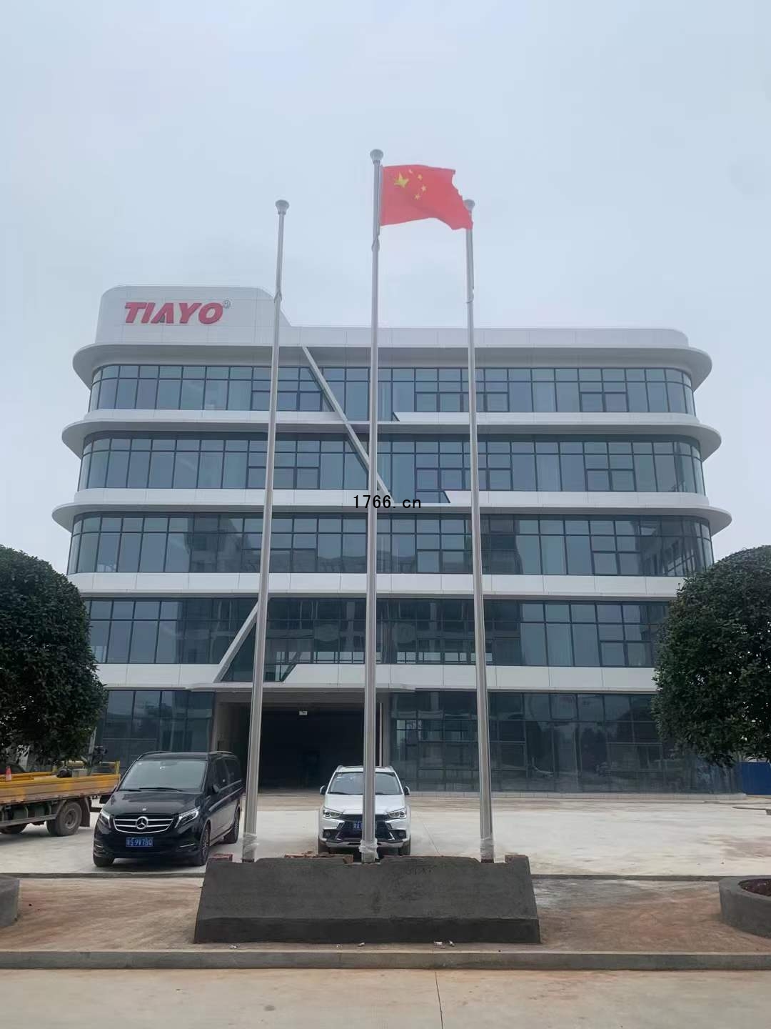 公司不锈钢锥形旗杆