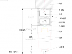 磁悬浮自动门单扇门承重