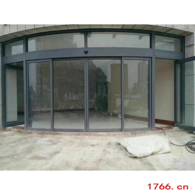 弧形自动感应玻璃门的优点图3