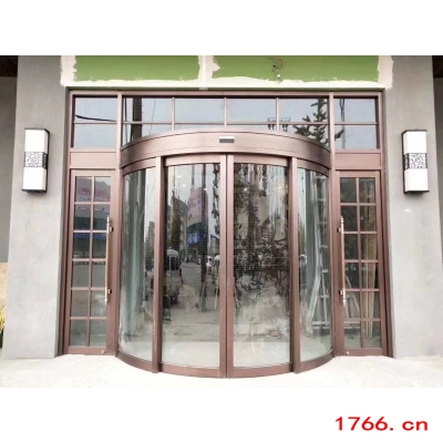 弧形自动感应玻璃门的优点图4