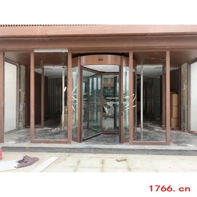 写字楼自动旋转门图2