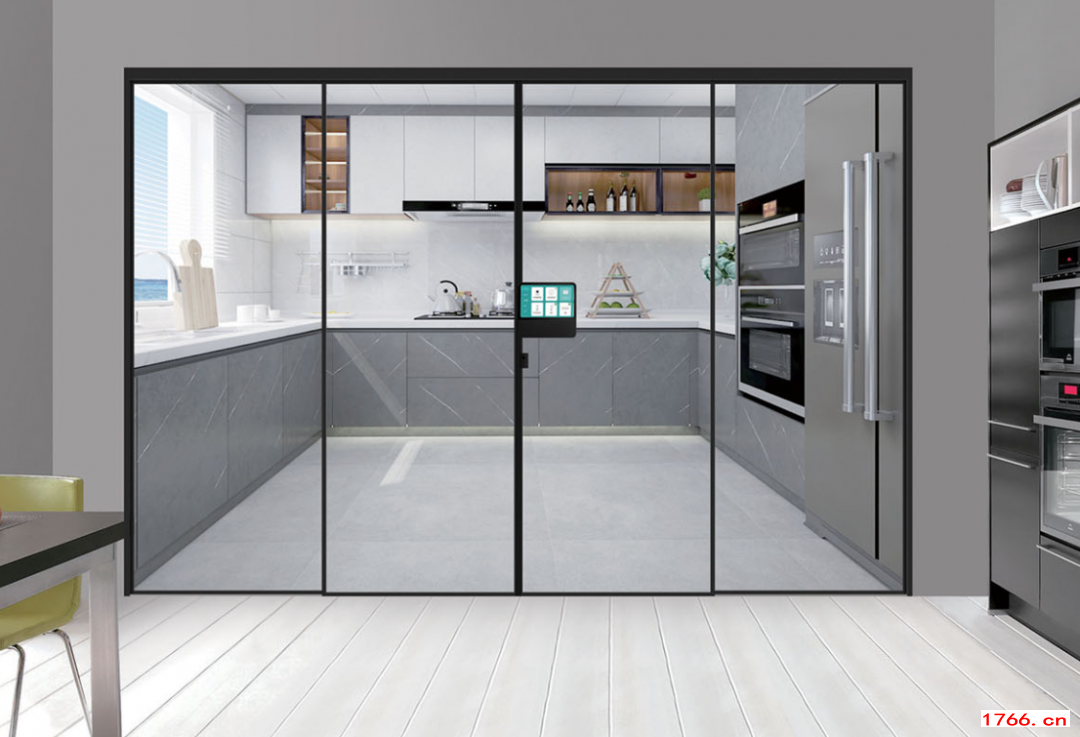 磁悬浮厨房自动门