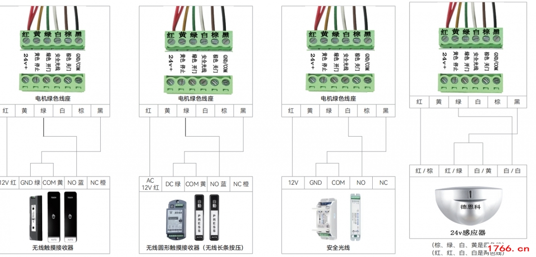 磁悬浮自动门接线图