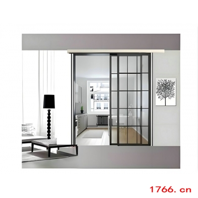 单开磁悬浮平移门，测装磁悬浮感应智能门_语音控制自动门图2