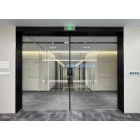 写字楼电动平移门_郑州电动平移门