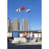 项目部旗杆安装