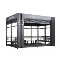 郑州钢结构吸烟亭