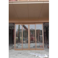 玫瑰金自动感应门