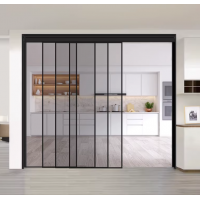 3+1磁悬浮厨房电动门