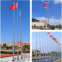 郑州不锈钢旗杆安装