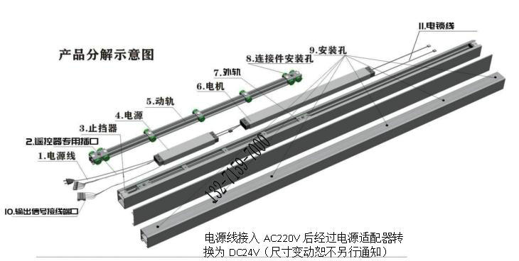 德恩科磁悬浮自动门电机配件