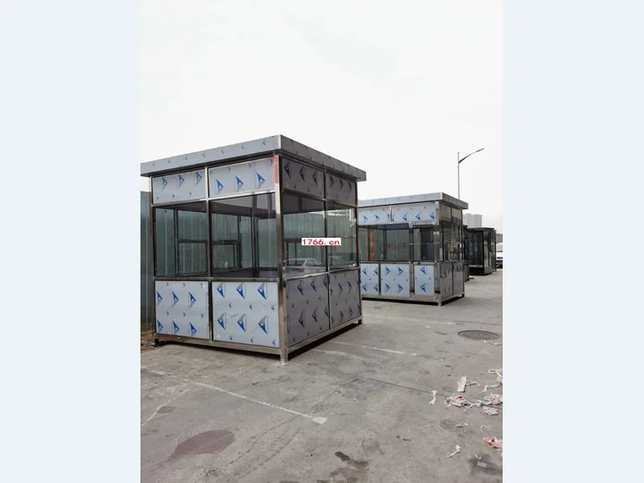 不锈钢岗亭生产现场产品参考图