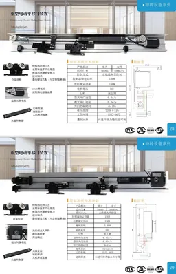 重型平移门装置 500-3000kg 选型：工厂/机场/医院场景适配