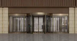 自动旋转门：写字楼/酒店/医院主入口工程方案