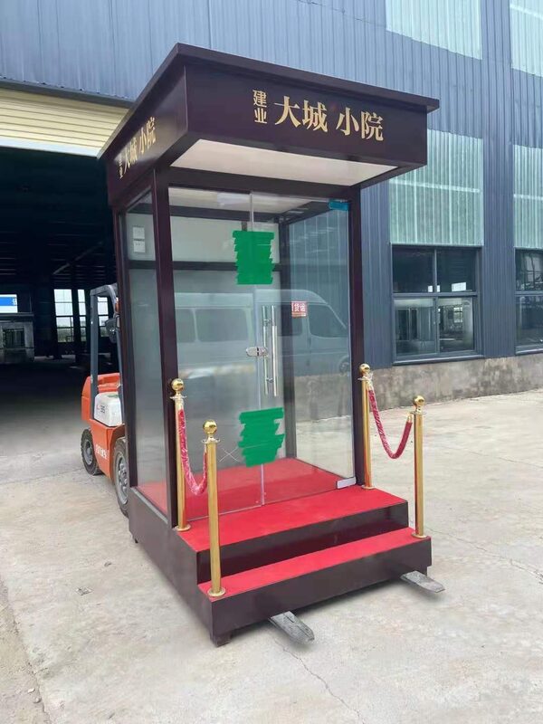 郑州惠济区大型门卫岗亭实拍 郑州惠济区大型门卫岗亭实拍