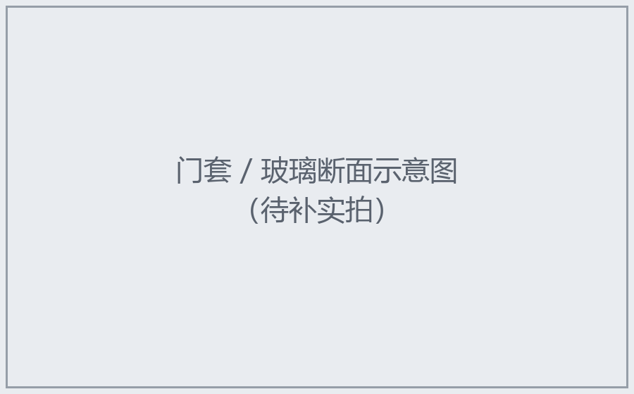 不锈钢门套与玻璃门体收口细节（配图待补实拍）
