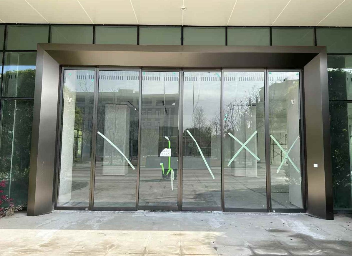 德恩科不锈钢自动感应门安装案例实景