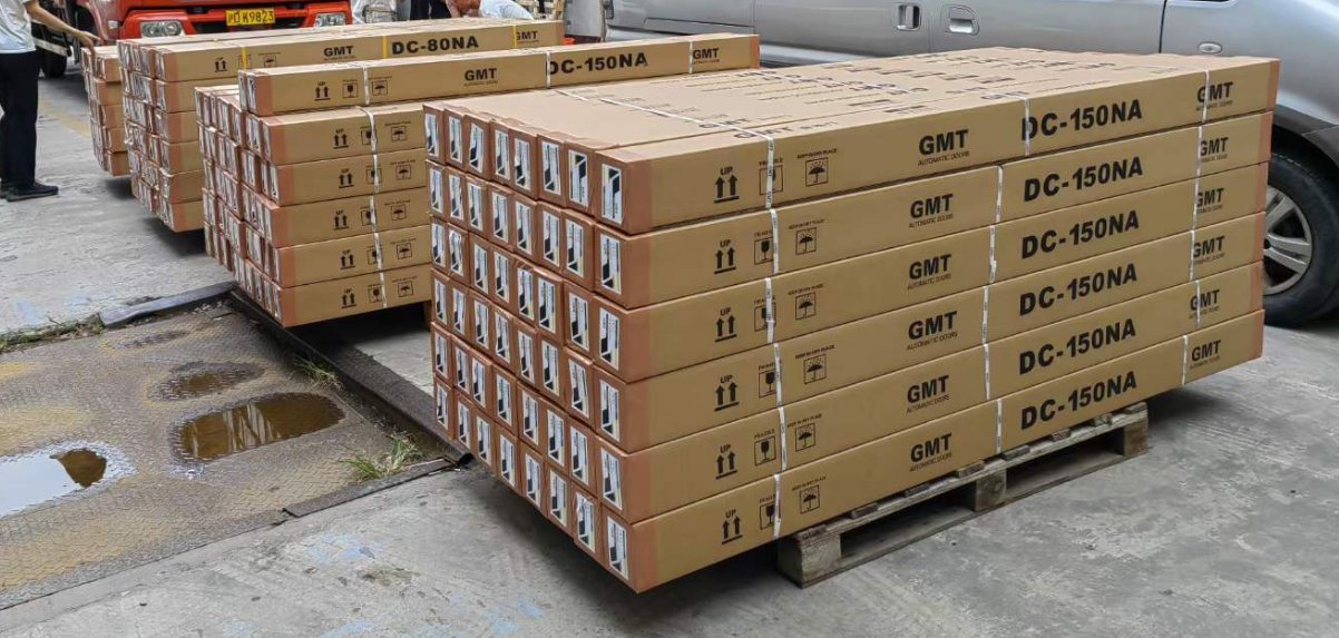 GMT自动门厂家包装实拍