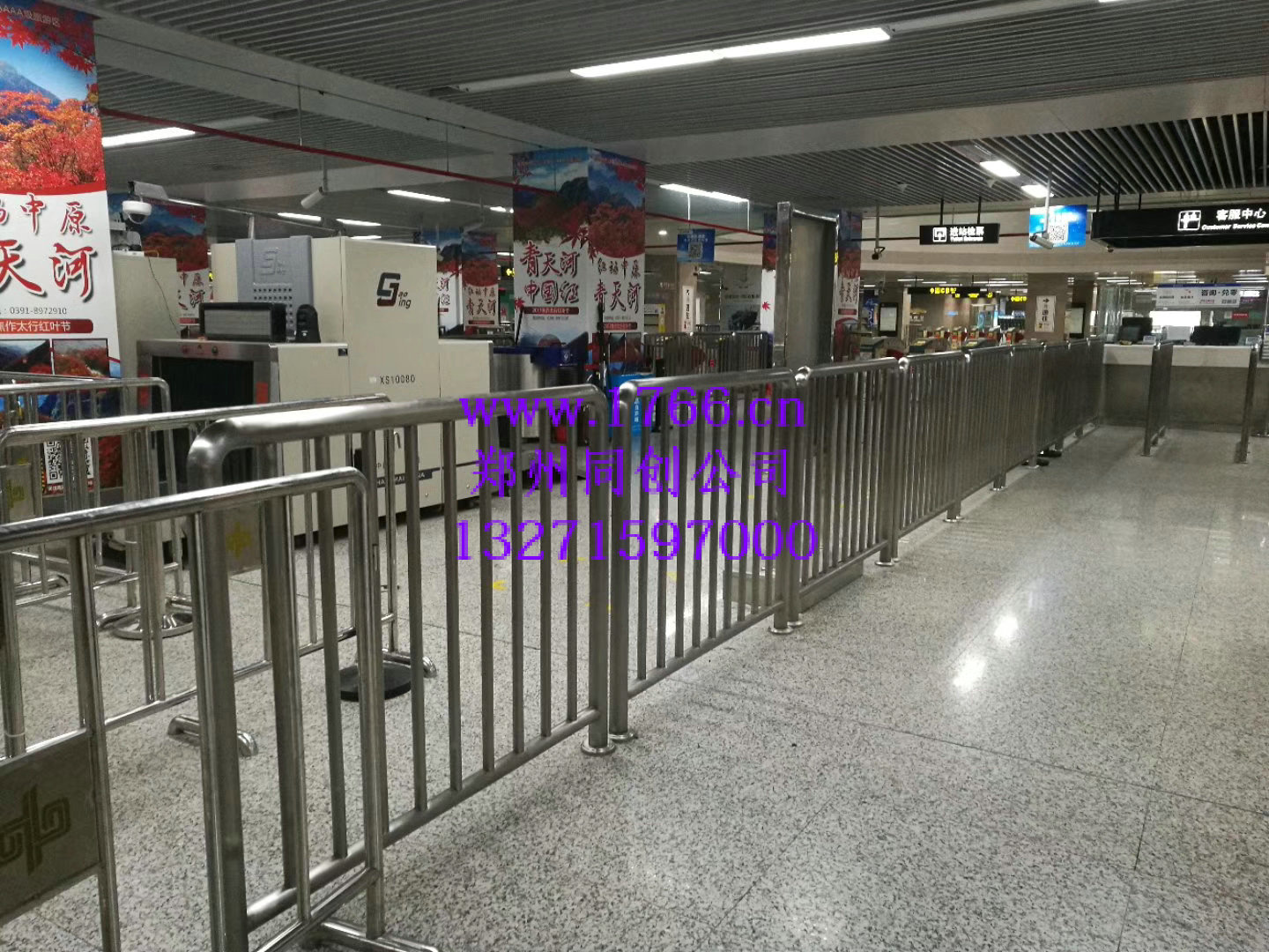 地铁站不锈钢护栏